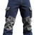 baratos calça casual-Homens Calças Cargo Calças Calças de Veludo Calça casual Bolsos Cintura elástica Bolso multi Tecido Conforto Macio Comprimento total Ao ar livre Diário Para Noite Férias Moda Azul denim Marron