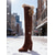 abordables Bottes de neige et d'hiver-Bottes hautes en daim marron pour femmes, bordées de fausse fourrure – élégantes bottines à talons hauts et fermeture éclair, idéales pour l'hiver, la neige et les occasions décontractées ou en extérieur.
