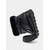 abordables Botas de nieve e invierno-Botines negros de piel sintética para mujer con puños de piel sintética y detalle de hebilla: calzado informal cómodo para otoño e invierno.