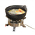 cheap Cookware-Cast Iron Dutch Pots With Wood Lid Cooking Hanging Soup Pots Camping Cooking Pots Outdoors Accessories