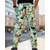 cheap Cargo Pants-Men's Cargo Pants Trousers Camo Pants Drawstring Pocket Elastic Waist Camouflage Comfort Sports Outdoor Daily Fashion Casual Blue Army Green Micro-elastic