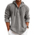 economico Camicie Popover da Uomo-Per uomo Camicia Camicia casual Camicia di Velluto a Coste Blu Bianco Blu marino Grigio scuro Manica Lunga Semplice Con Cappuccio Casuale Quotidiano Con cappuccio Abbigliamento Elastene Spandex