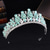 ieftine Tiara și coroane-Coroane diademe Ornamente de Cap Aliaj Nuntă Zi de Naștere Elegant Drăguţ Cu Cristal Diadema Articole Pentru Cap