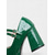economico Scarpe da donna-Décolleté piattaforme in similpelle rossa lucida da donna per Mardi Gras con doppie fibbie stile Mary Jane - Perfette per Carnevali sfilate e celebrazioni festival