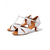 ieftine Pantofi Dans Latin-Pantofi de dans latino aurii pentru femei cu design cu baretă în T, sandale salsa cu toc jos pentru dansatori profesioniști și spectacole de repetiții