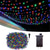 baratos Plug String Lights-50m 100m ao ar livre à prova d'água luz string festival festa luz decorativa 8 modos concha de ferro fonte de alimentação à prova d'água jardim jardim lâmpada de iluminação de jardim 24v baixa tensão