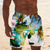 billiga Djur &amp; Fåglar-Herr Djur Tecknat Krokodil Badshorts Boardshorts Medium Midja Rolig Hawaiisk Strandsemester Sidfickor Mesh foder Elastisk dragsko i midjan Designer Kläder