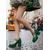 economico Scarpe da donna-Décolleté piattaforme in similpelle rossa lucida da donna per Mardi Gras con doppie fibbie stile Mary Jane - Perfette per Carnevali sfilate e celebrazioni festival