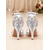 abordables novia-Zapatos de novia de satén con punta abierta para mujer, con adornos de cuentas de cristal y correa en el tobillo, elegantes zapatos de boda de tacón medio para novias.