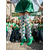 voordelige Damesschoenen-Groene damesschoenen in oxfordstijl – platte veterschoenen voor de St. Patrick's Day parade, feestelijke schoenen voor feestelijke gelegenheden en feestjes. &amp;straatevenementen