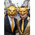 voordelige Accessoires-Heren Multi-Stijl Plastic Metallic Dier Mardi Gras Masker - Gouden Leeuw Vos Tijger Kostuum Hoofddeksel voor Carnaval  Maskerade Bal