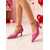 voordelige Valentijnsdag-Roze kitten heel pumps met enkelbandje voor dames – romantische schoenen met puntige neus, zoete Valentijnsdagstijl voor dates, feestjes en speciale gelegenheden
