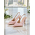 abordables Invité au mariage-Escarpins à bride arrière en satin champagne pour femmes – chaussures habillées élégantes à bout pointu, parfaites pour les mariages en ville, les soirées et les événements formels.