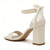 cheap Bride-Pearl Ankle Strap Wedding Heels for Bride – Elegant Block Heel Bridal Shoes for Church &amp; Formal Weddings
