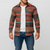 cheap Men's Button Up Shirts-Men's Shirt Casual Shirt Button Up Shirt Red Brown Long Sleeve Geometric Striped Lapel Casual Daily Clothing Apparel Fashion Ethnic Style Casual