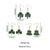 cheap Accessories-Women's St. Patrick's Day Drop Earrings, Green Shamrock &amp; Leprechaun Hat Design, Alloy Dangle Earrings, Festive Irish Holiday Party Jewelry for Women