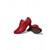 economico Scarpe da ballo di sala e danza moderna-Scarpe da ballo latino professionali da donna - tacchi da ballo da sala da ballo con lacci in similpelle rossa, comode scarpe da ballo da tango con tacco medio e stabili per ballerini