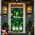 cheap Garage &amp; Door Banners-St. Patrick's Day Posters Door Cover Outdoor Banners Elf Green Hat Shamrock Cute 3D Party Dorm Teens Room College Dorm Guys Man Cave Frat Bedroom Shooting Backgrounds Home Decor