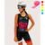 abordables Ensembles de vêtements pour femmes-Femmes Maillot et Cuissard Velo Cyclisme ​Combinaison néoprène de triathlon Manche Courte VTT Vélo tout terrain Cyclisme sur route Été Printemps Automne Noir Rouge Bleu Vélo Séchage Rapide Doux