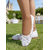 voordelige Moeder van de Bruid/De Bruidegom-Witte kanten flats voor dames met strik- en bloemenversieringen – elegante balletschoenen voor bruiloftsgasten op het gazon, lente-/zomergelegenheden en buitenevenementen