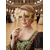 voordelige Accessoires-Dames Gouden Filigrain Handheld Masker voor Mardi Gras met Bloem Versiering - Elegante Venetiaanse Carnavalskostuum Accessoire voor Feesten  Bals