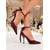 cheap Wedding Guest-Women's Nude Suede Ankle-Tie Heels – Elegant Pointed-Toe Stiletto Pumps for Indoor Weddings, Wedding Guests and Dressy Formal Party Shoes