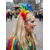 abordables Accessoires-Bandeaux à plumes pour femmes de Mardi Gras en plusieurs couleurs vibrants et amusants parfaits pour le carnaval et les bals masqués