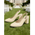 cheap Mother of Bride/Groom-Women's  Classic Beige Elegant Slingback Heels – Comfortable Block Heel, Perfect for Mothers at Garden Weddings