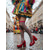 economico Scarpe da donna-Décolleté piattaforme in similpelle rossa lucida da donna per Mardi Gras con doppie fibbie stile Mary Jane - Perfette per Carnevali sfilate e celebrazioni festival