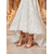 economico sposa-scarpe da sposa con tacco in raso viola da donna con cinturino alla caviglia decorato con perle e fiocco, eleganti sandali da sposa con punta aperta per le spose, scarpe da cerimonia di lusso con