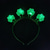 cheap Decorative Lights-St Patrick's Day Headband with Lights, Shamrock Head Boppers Hats,St Patrick's Day Decorations