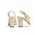 cheap Mother of Bride/Groom-Women's  Classic Beige Elegant Slingback Heels – Comfortable Block Heel, Perfect for Mothers at Garden Weddings