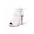 preiswerte Braut-Damen-Peeptoe-Stiefeletten mit Blumenmuster – Schnür-High Heels mit 3D-Blumenverzierungen, elegante Schuhe für Gäste bei Hochzeiten, Gartenpartys und besonderen Anlässen