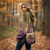 abordables Bolsos cruzados-Bolso de hombro de poliéster aterciopelado para mujer, con motivos florales y de árbol de la vida, opciones de diseño múltiple para estilos casuales y bohemios.