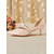 abordables Madre de la Novia/Novio-Zapatos de tacón bajo con tiras de perlas para mujer: elegantes zapatos de vestir de charol con punta puntiaguda para la madre de la novia, boda urbana chic. &amp;ceremonia formal