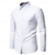 abordables Camisas de vestir para hombres-Hombre Camisa Camisa para Vestido Abotonar la camisa Geométrico Casual Diario Negro Blanco Rojo Azul Oscuro Manga Larga Cuello Vuelto Primavera Otoño Ropa Retazos