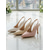 abordables Invité au mariage-Escarpins à bride arrière en satin champagne pour femmes – chaussures habillées élégantes à bout pointu, parfaites pour les mariages en ville, les soirées et les événements formels.