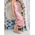 baratos Dama de honra-Sapatos de salto baixo e bico fino com strass rosa para mulheres – elegantes para casamentos, damas de honra e festas.