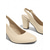 cheap Mother of Bride/Groom-Women's  Classic Beige Elegant Slingback Heels – Comfortable Block Heel, Perfect for Mothers at Garden Weddings