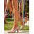 cheap Bridesmaid-Women's Metallic Pink Pointed Toe Heels with Chunky Heel – Elegant Wedding Guest and Bridesmaid Shoes for Garden Weddings