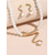 abordables Mariage ACC-Ensemble de bijoux pour femme composé d'un collier et de boucles d'oreilles en fausses perles, design élégant inspiré du serpent, style nuptial classique, pour les mariées, les invitées aux mariages, les soirées et les banquets formels.