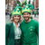 abordables Accessoires-Chapeau de lutin unisexe pour la Saint-Patrick, chapeau de costume elfique vert à motif trèfle, en polyester doux, accessoire de fête irlandais amusant pour hommes et femmes
