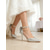 baratos noiva-Sapatos de noiva prateados brilhantes com laço – elegantes sapatos de casamento com bico fino e tira no tornozelo para noivas.