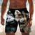 economico Animali &amp; Uccelli-Per uomo Volpe Lupo Natura e paesaggi Costumi da bagno Pantaloncini da mare Pantaloncini da Surf Misura del girovita medio Retrò Vintage All'aperto Vacanza Tasche Laterali fodera in rete Coulisse