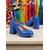ieftine Pantofi de dama-Tocuri platforme roșii cu cataramă pentru femei stil retro de carnaval perfecte pentru evenimente festive și parade