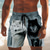 billige Dyr og fugler-Herre Dyr Ulv Måneskinn Badeshorts Surfeshorts Medium Midje Retro / vintage utendørs Feriereise Sidelommer Mesh fôr Elastisk snøring i midjen Designer Klær