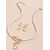 abordables Mariage ACC-Ensemble de bijoux pour femme composé d'un collier et de boucles d'oreilles en fausses perles, design élégant inspiré du serpent, style nuptial classique, pour les mariées, les invitées aux mariages, les soirées et les banquets formels.
