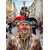 cheap Accessories-Men's Polyester Jester Mardi Gras Hat and Clown Nose Set – Perfect for Carnival and Masquerade Parties