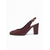 cheap Mother of Bride/Groom-Women's  Classic Beige Elegant Slingback Heels – Comfortable Block Heel, Perfect for Mothers at Garden Weddings