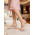abordables Madre de la Novia/Novio-Zapatos de tacón bajo con tiras de perlas para mujer: elegantes zapatos de vestir de charol con punta puntiaguda para la madre de la novia, boda urbana chic. &amp;ceremonia formal